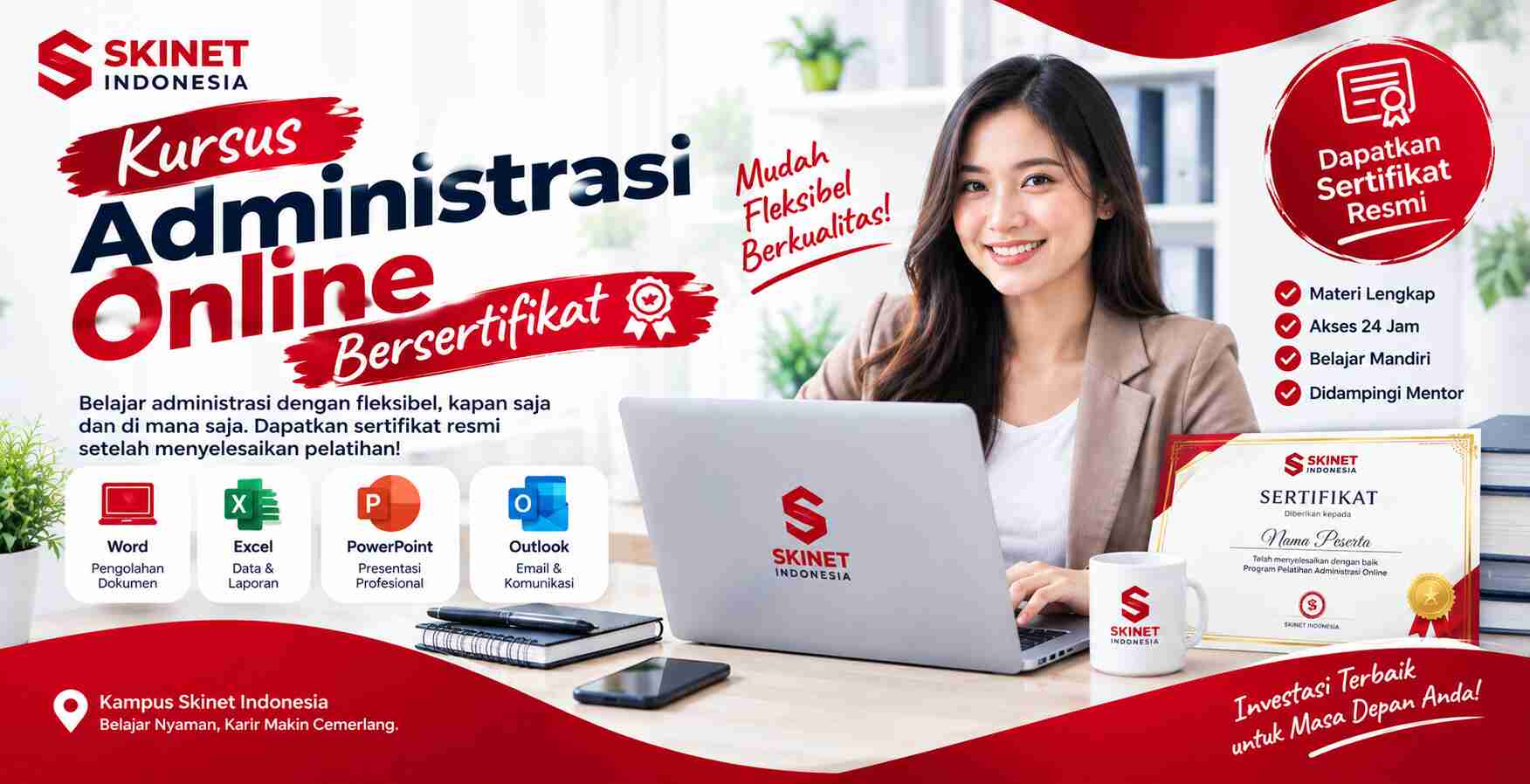 Kursus Administrasi Online Bersertifikat