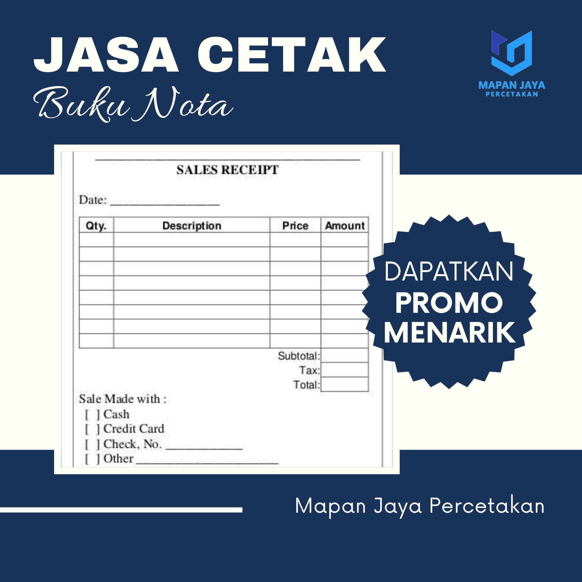 Cetak Nota Murah